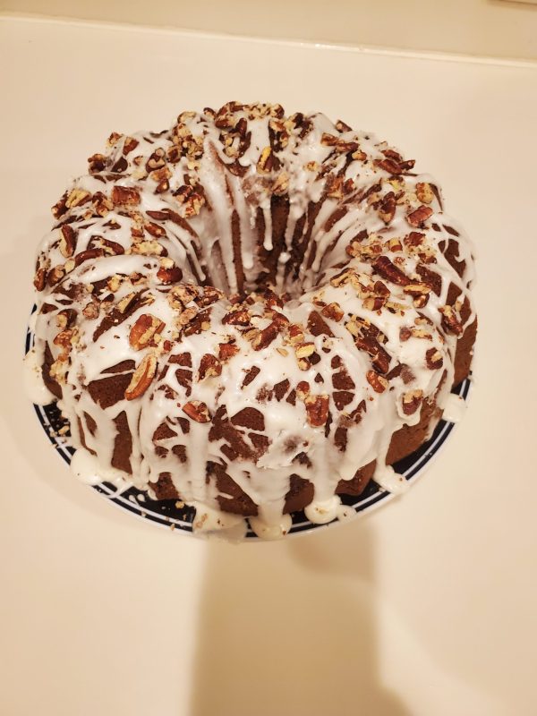 Pecan swirl Pound Cake