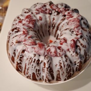 Strawberry Cheesecake Pound Cake