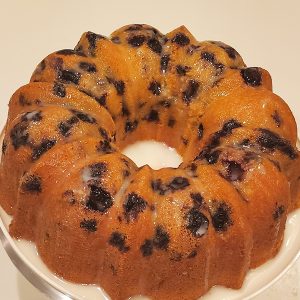 Blueberry Lemon Pound Cake